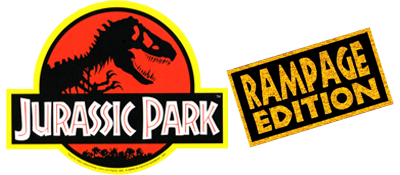 Jurassic Park: Rampage Edition logo for Sega Mega Drive